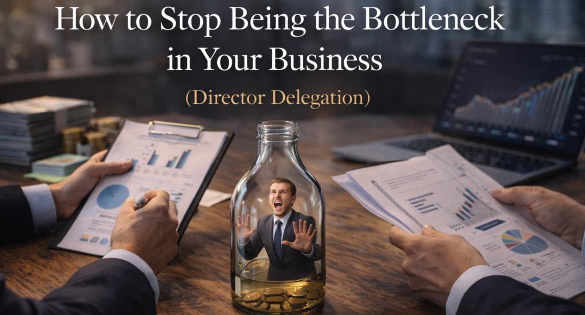 How to Stop Being the Bottleneck in Your Business (Director Delegation)