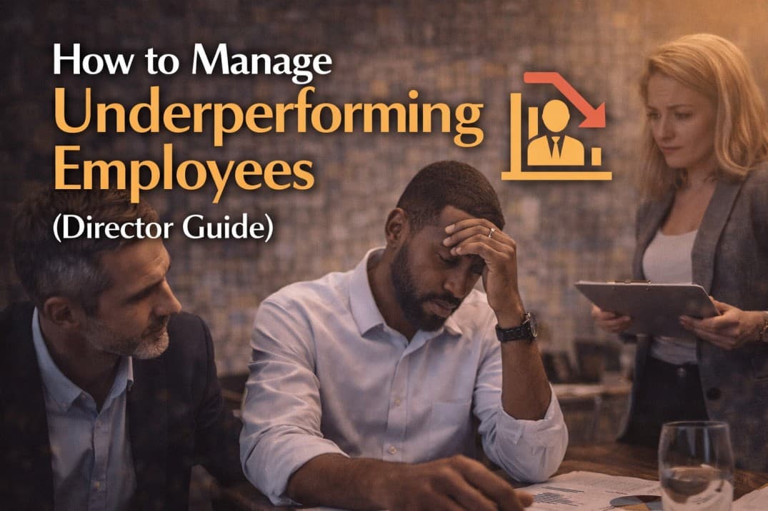 How to Manage Underperforming Employees (Director Guide)