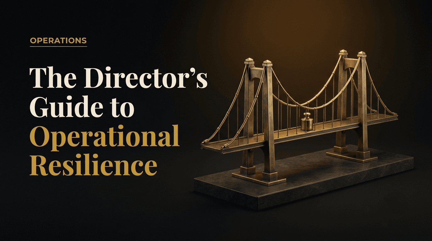 The Director’s Guide to Operational Resilience