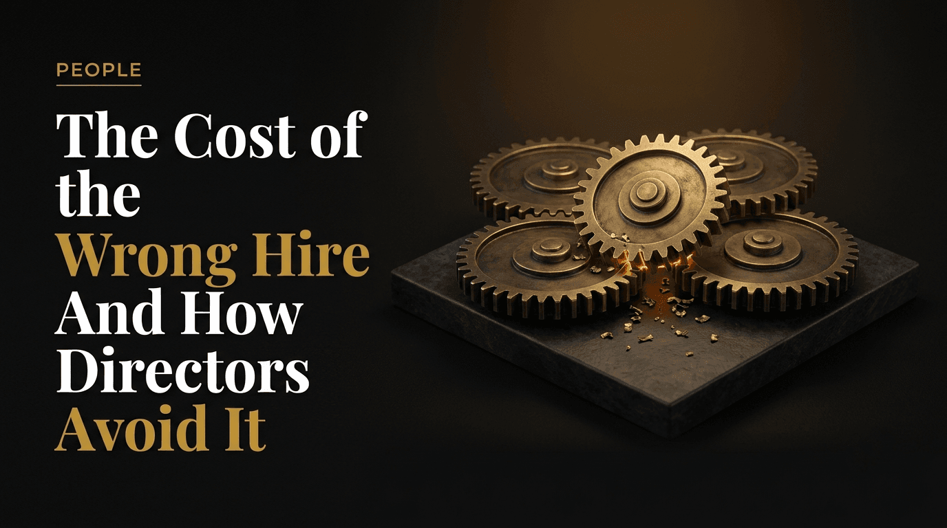 The Cost of the Wrong Hire (And How Directors Avoid It)