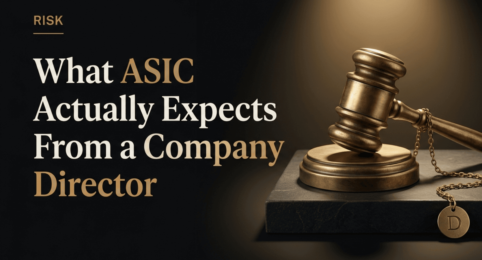 What ASIC Actually Expects From a Company Director