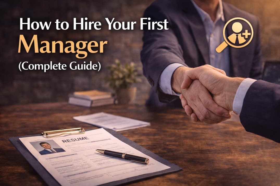How to Hire Your First Manager (Complete Guide)