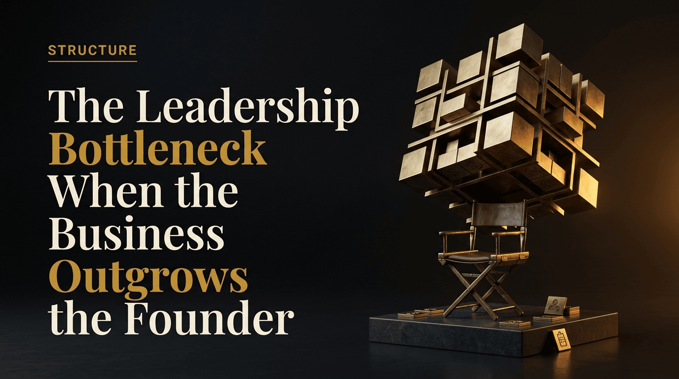 The Leadership Bottleneck: When the Business Outgrows the Founder