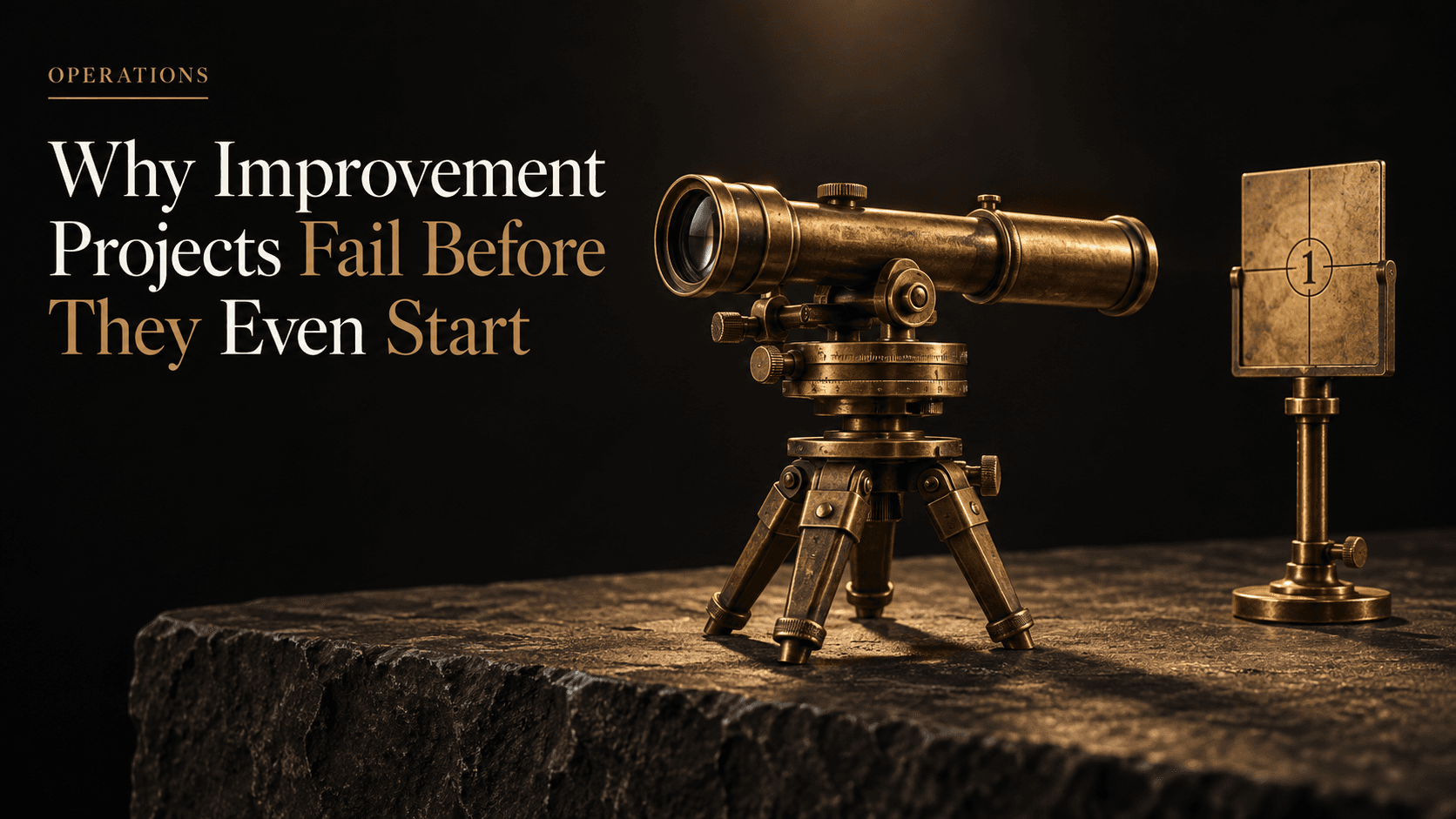 Why Most Business Improvement Projects Fail Before They Start