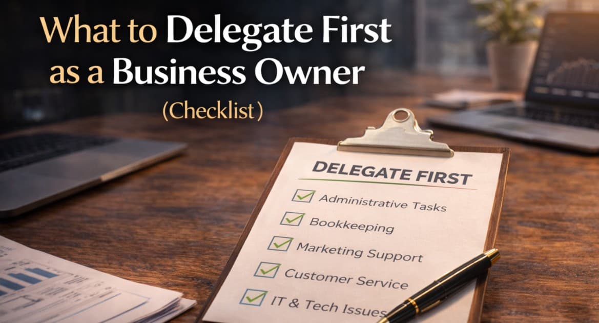 What to Delegate First as a Business Owner (Checklist)