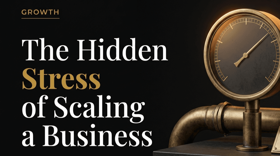 The Hidden Stress of Scaling a Business