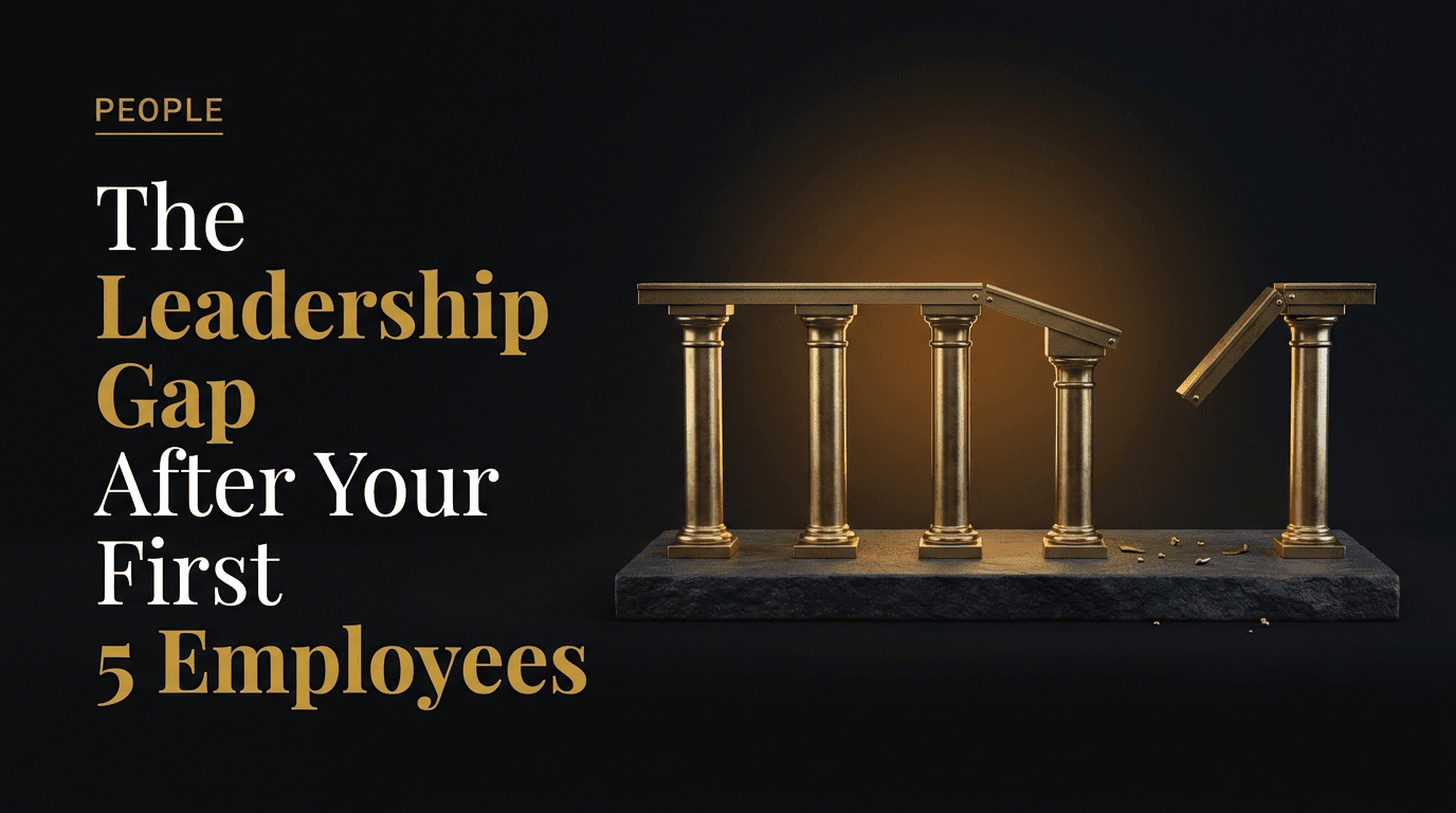 The Leadership Gap That Appears After Your First 5 Employees