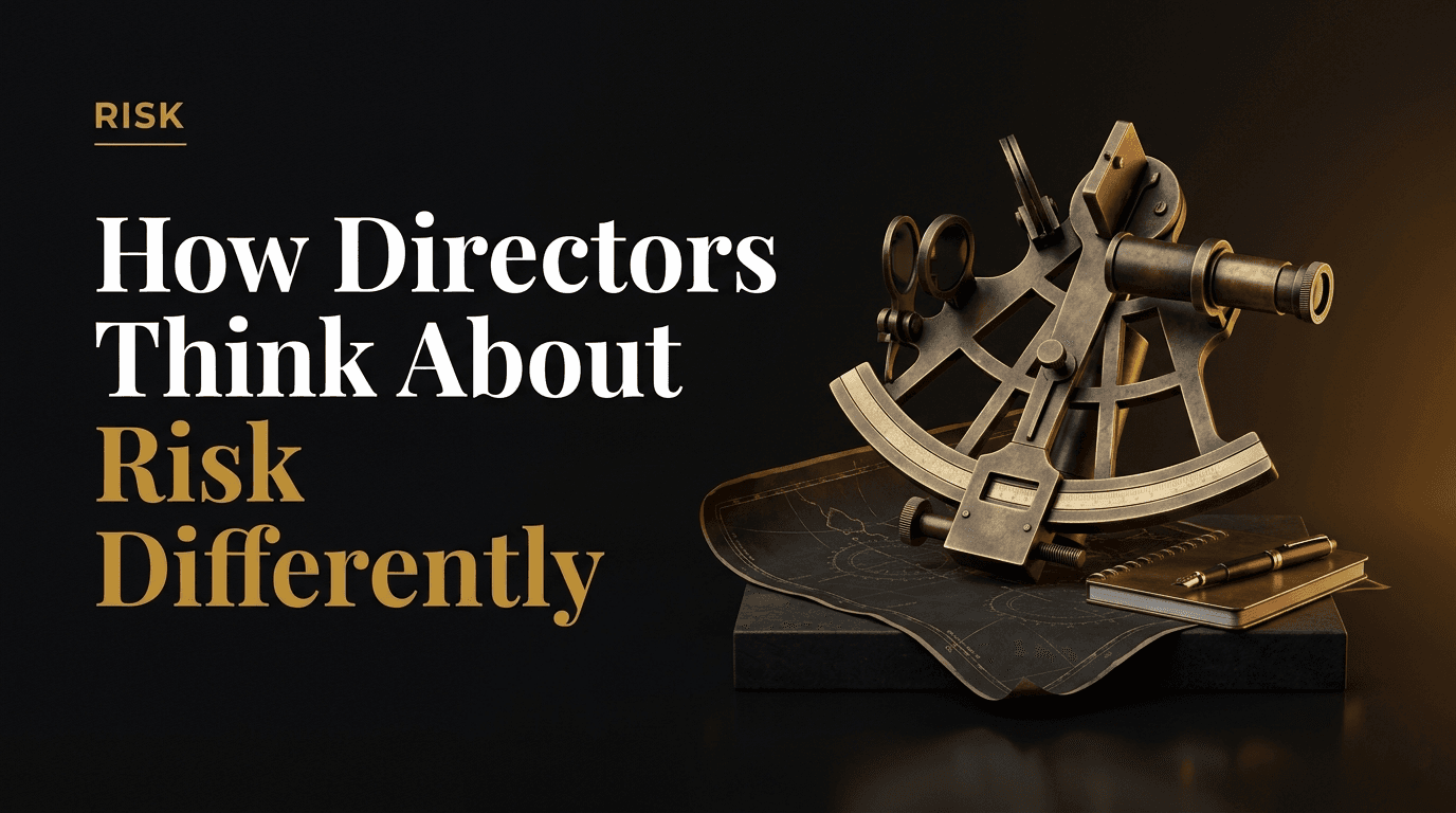 How Directors Think About Risk Differently