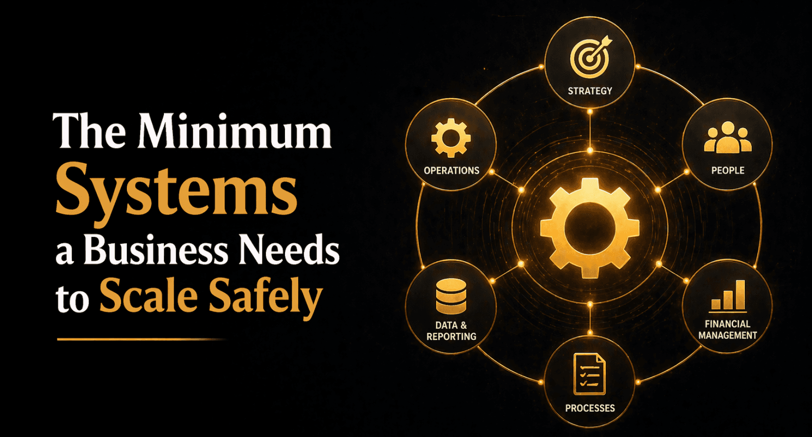 The Minimum Systems a Business Needs to Scale Safely