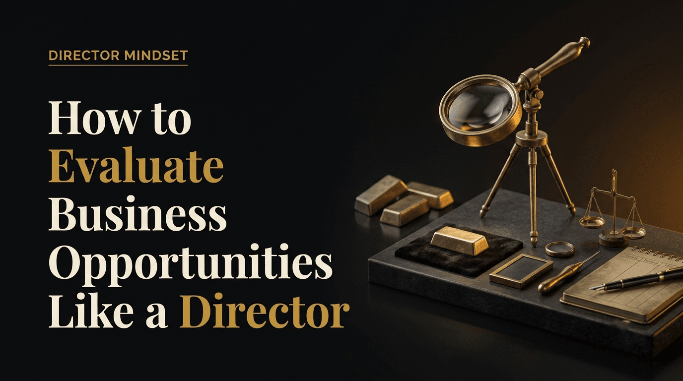 How to Evaluate Business Opportunities Like a Director