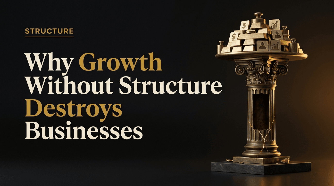 Why Growth Without Structure Destroys Businesses