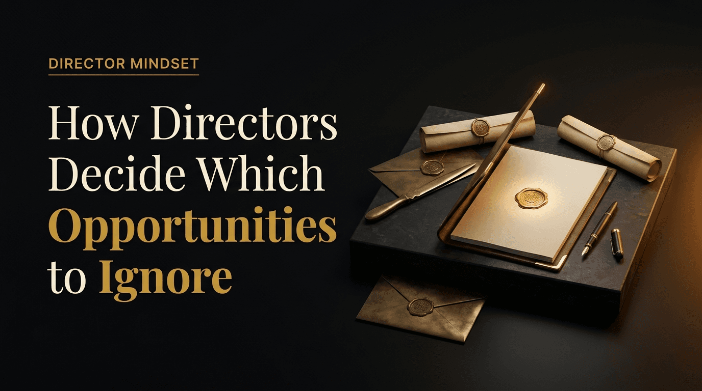 How Directors Decide Which Opportunities to Ignore