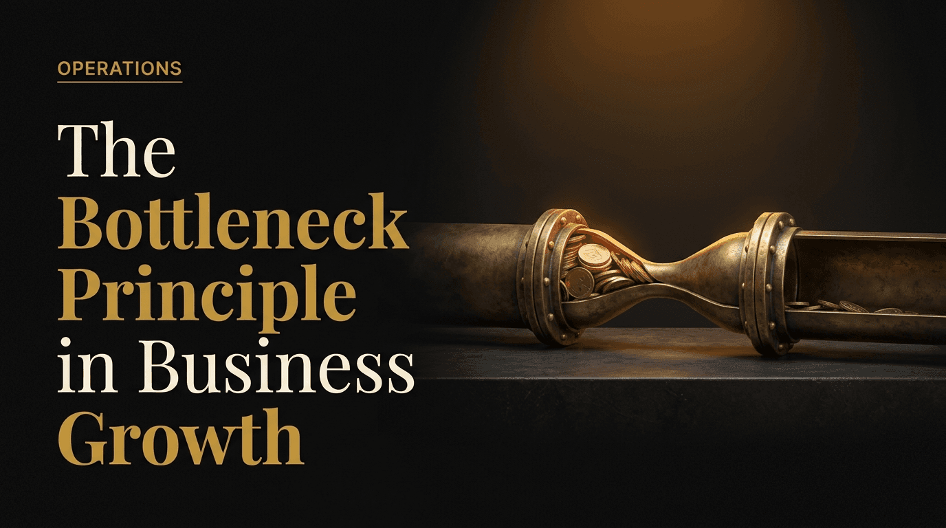 The Bottleneck Principle in Business Growth
