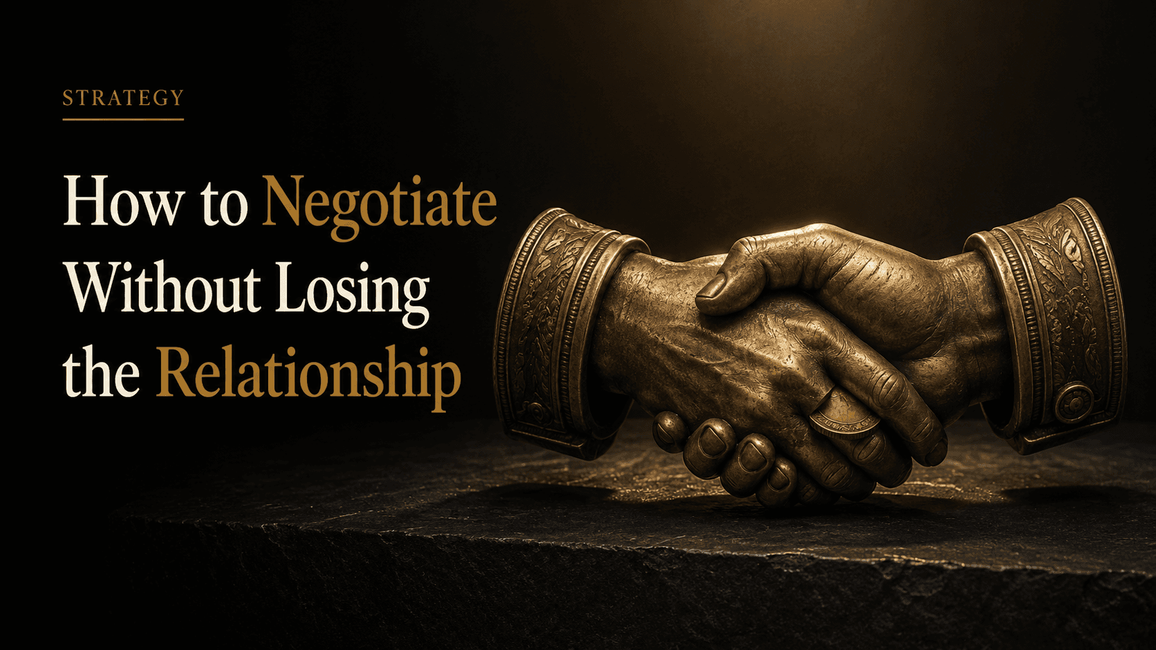 How to Negotiate With a Supplier Without Destroying the Relationship