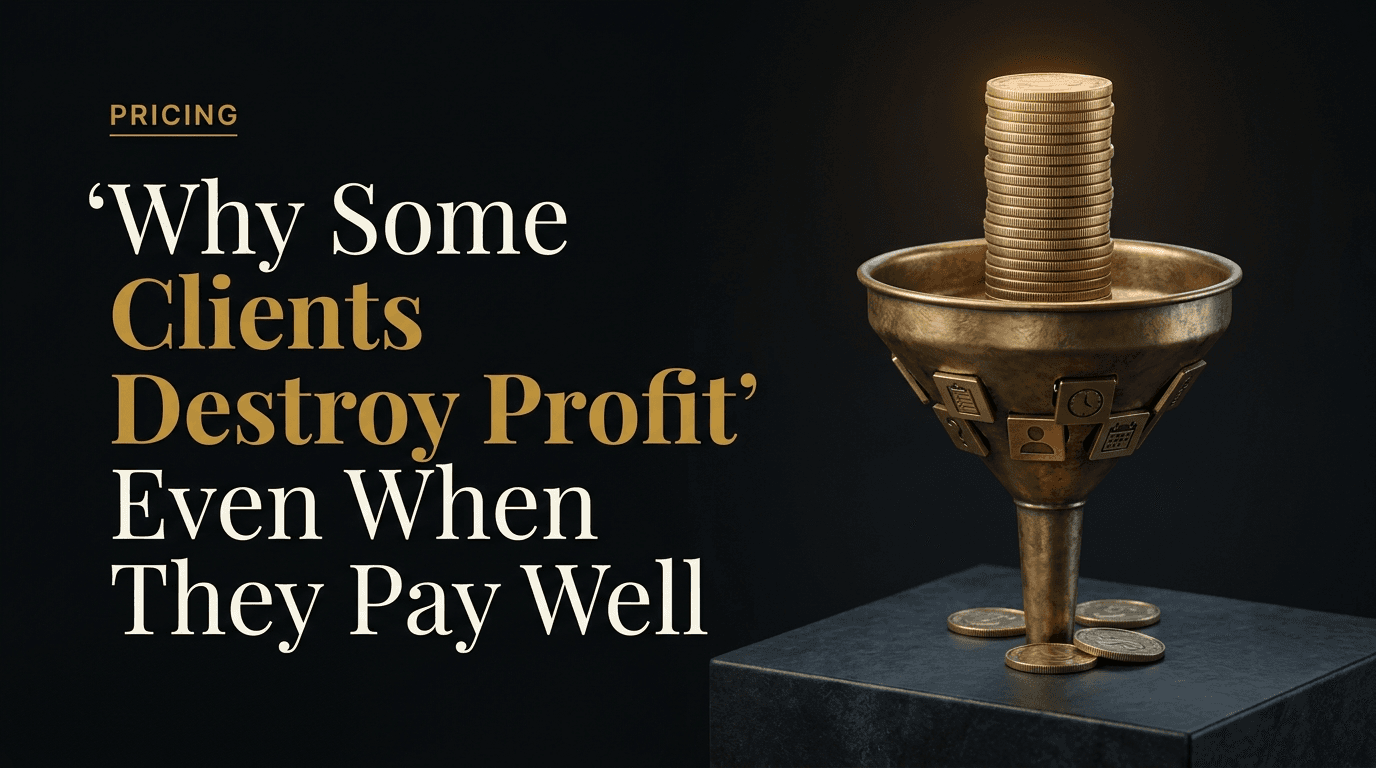 Why Some Clients Destroy Profit (Even When They Pay Well)