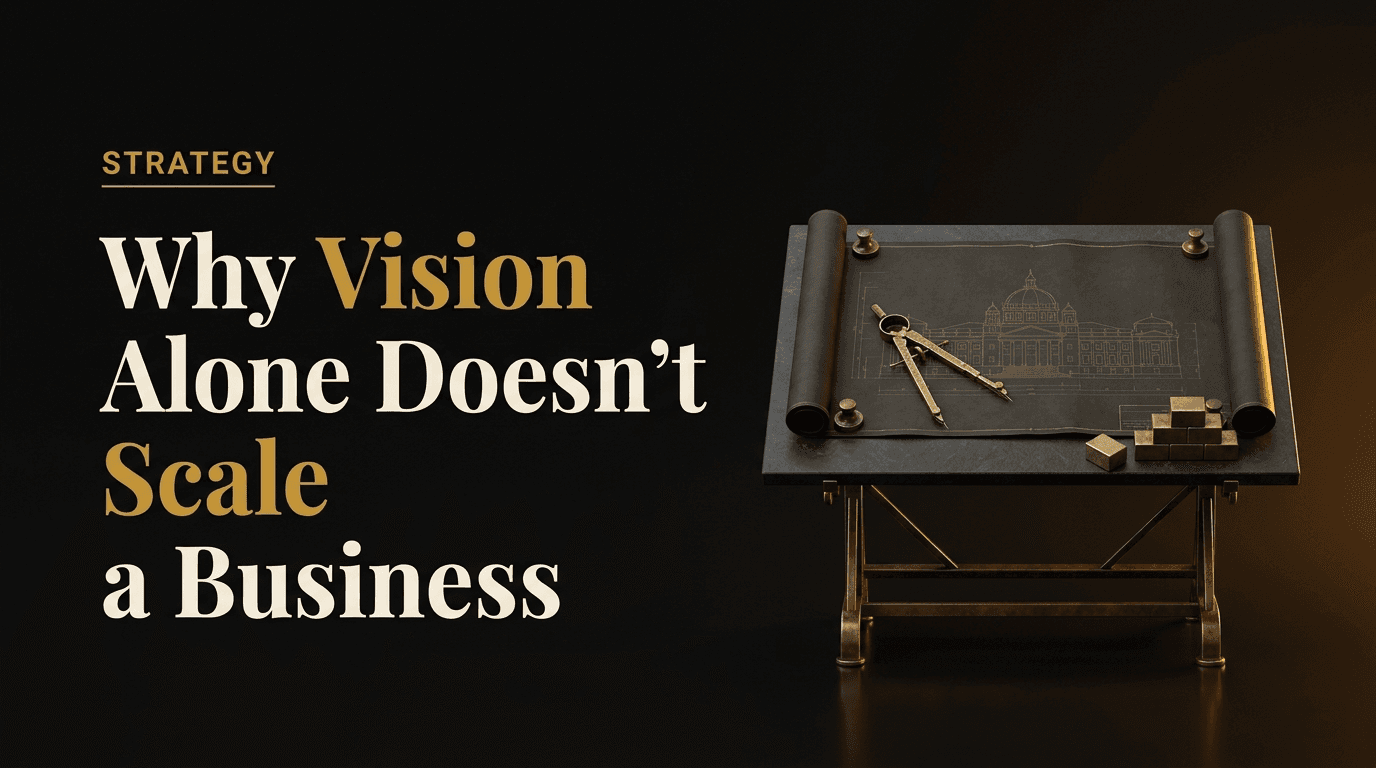 Why Vision Alone Doesn’t Scale a Business