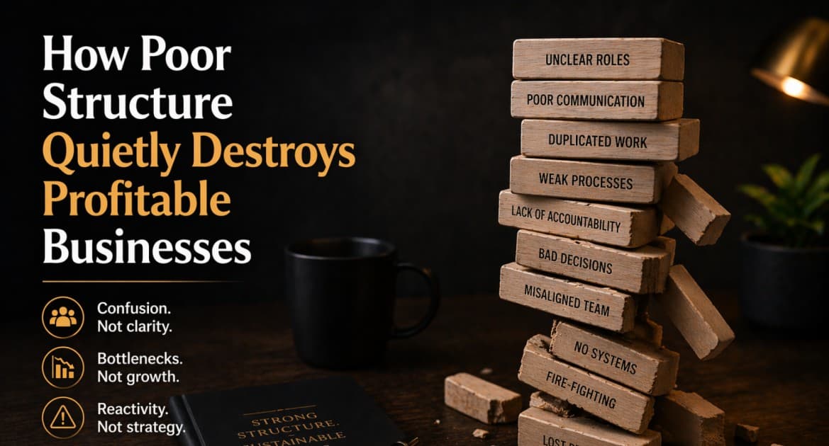 How Poor Structure Quietly Destroys Profitable Businesses